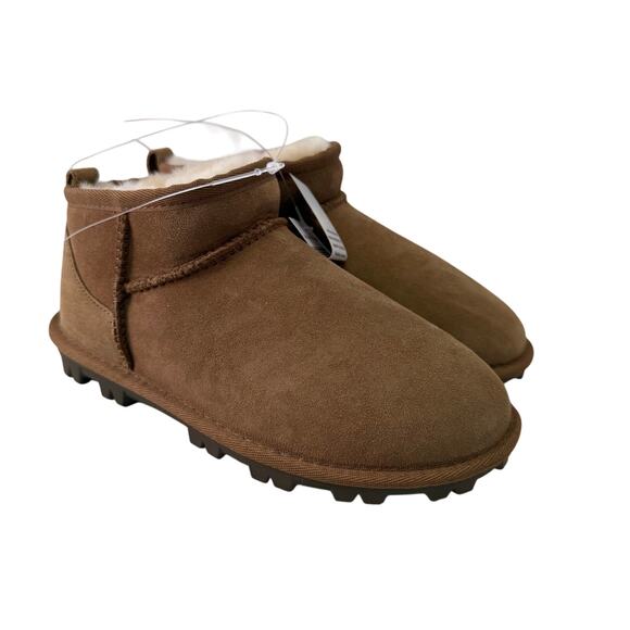 Kirkland Shearling Kids Boots sz 2 Slip On Sherpa Lined NEW # bag 35-A - Picture 2 of 10